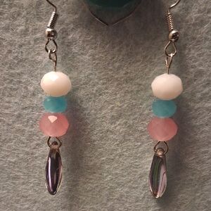 COTTON CANDY DROP EARRINGS